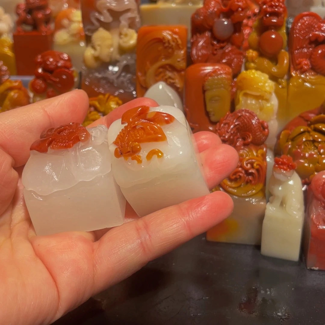 寿山石印石精美寿山