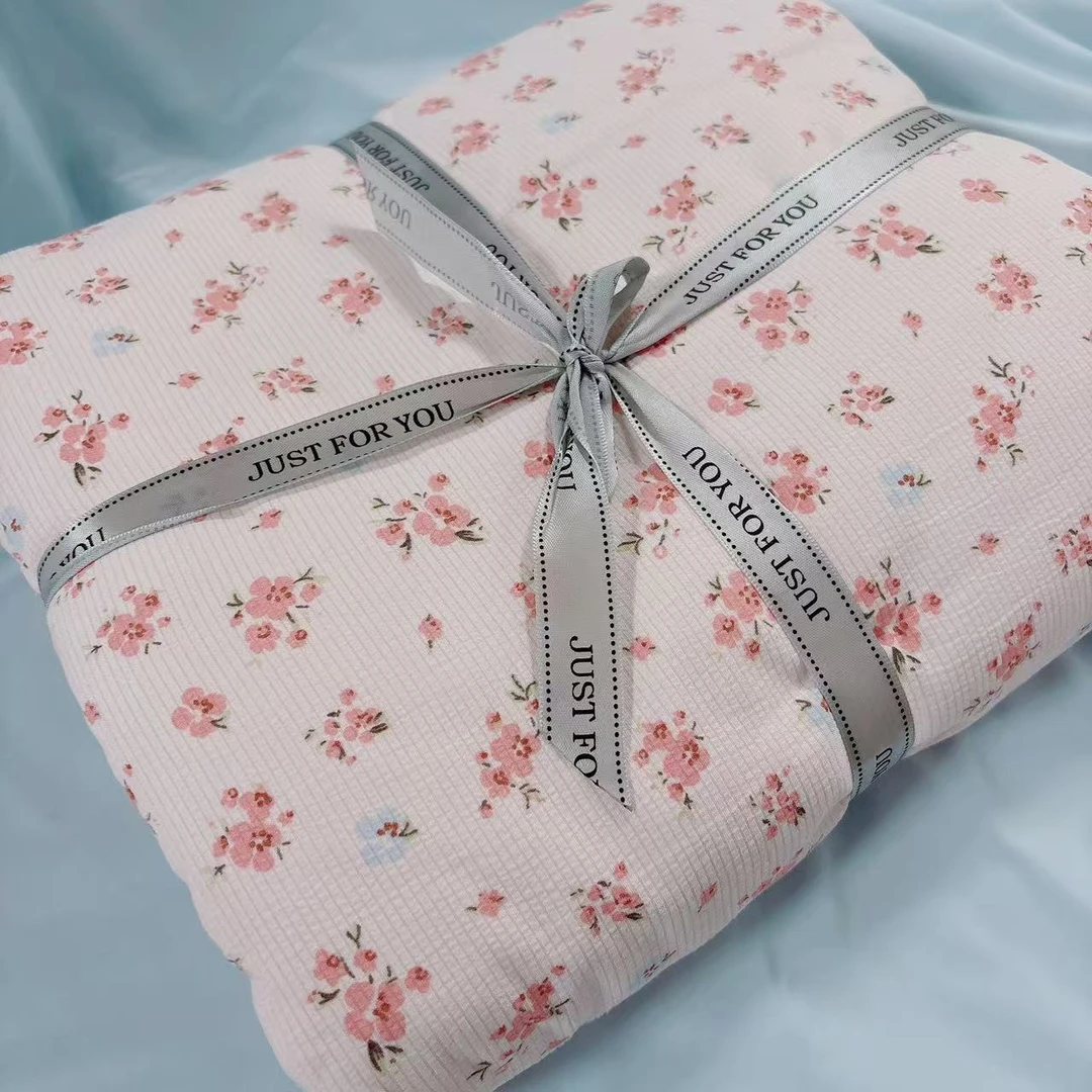 【付姐直播福利】天竺棉四件套纯棉新生儿宝宝浴巾