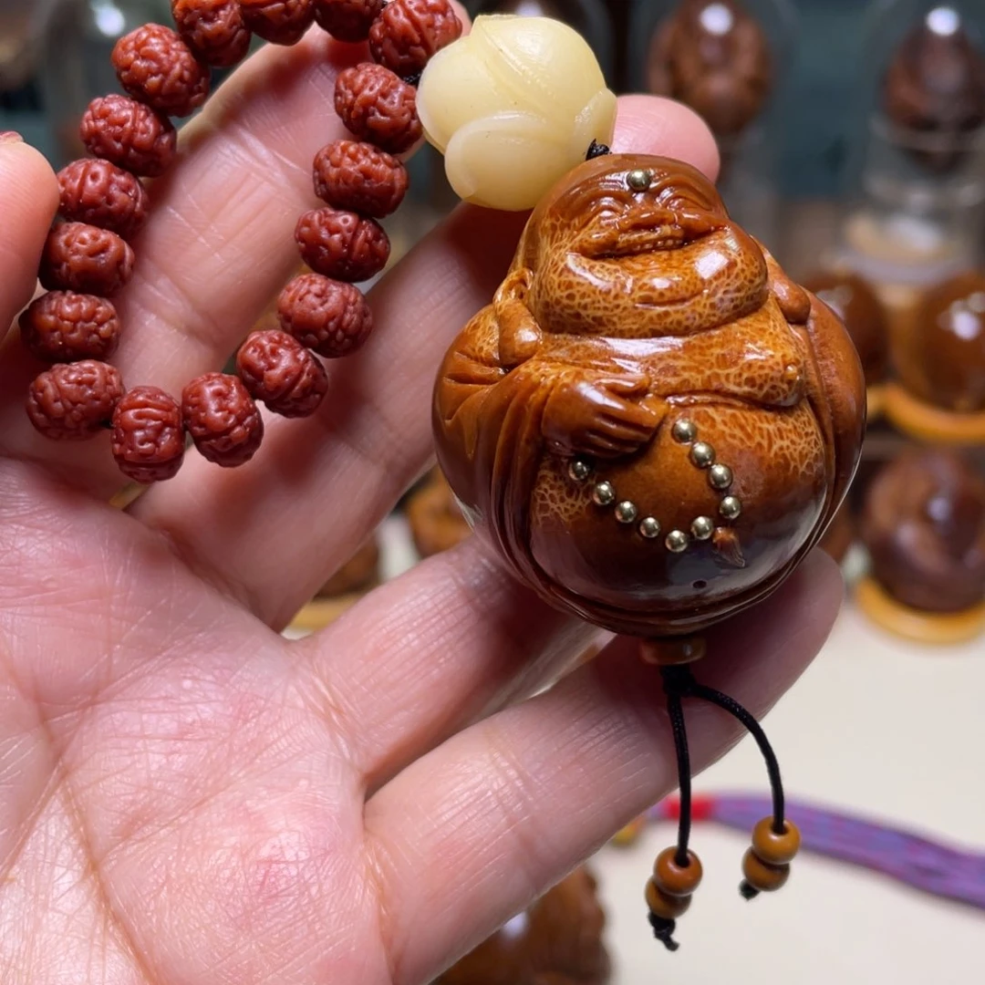 橄榄核吊坠金刚菩提弥勒