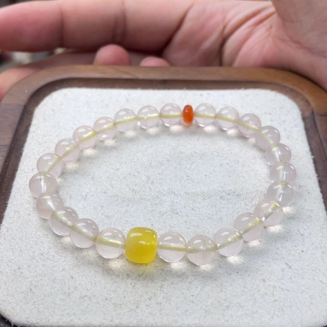 【闪购商品】手串蜜蜡未镶嵌蜜蜡顶珠