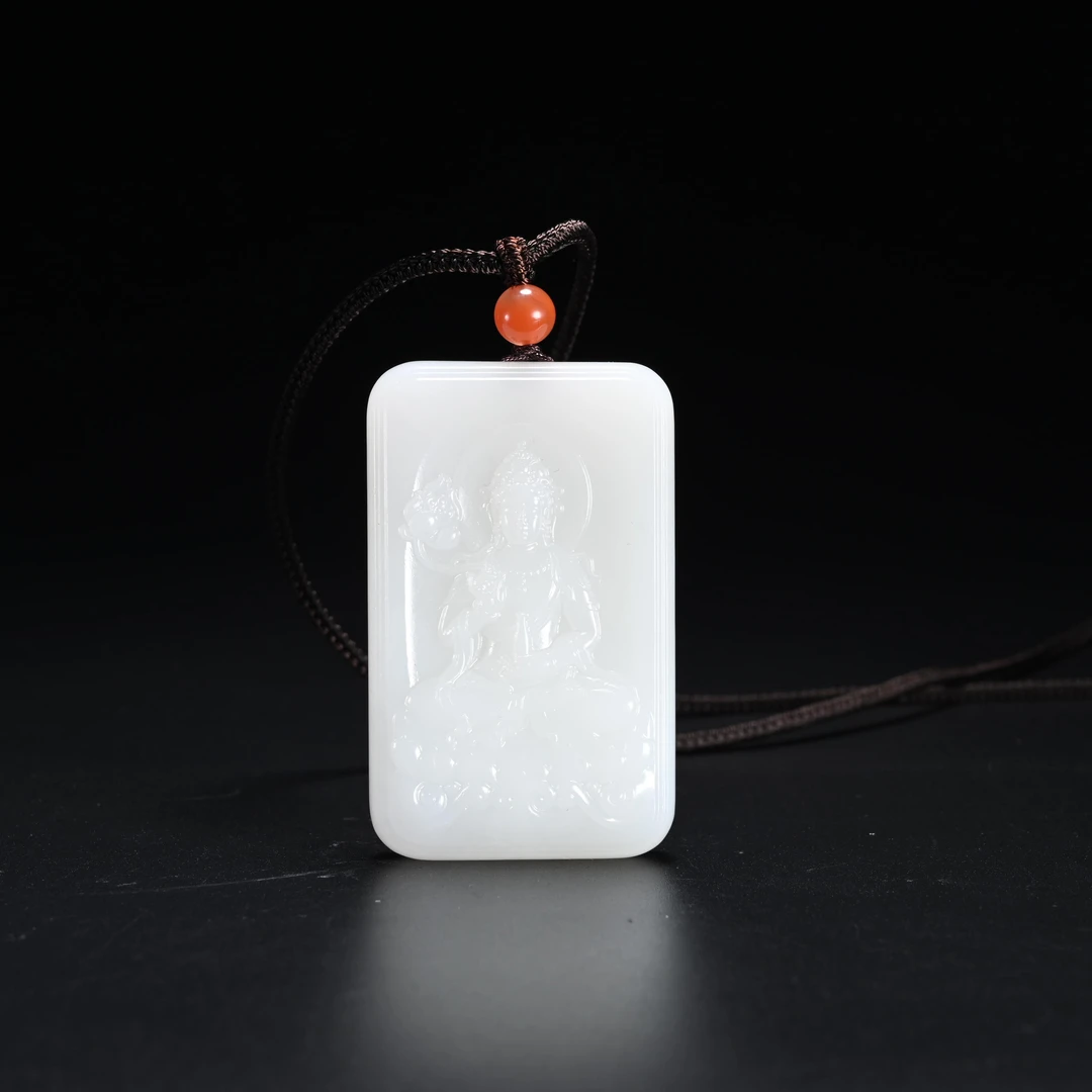 lot13 和田玉观音挂牌/保利