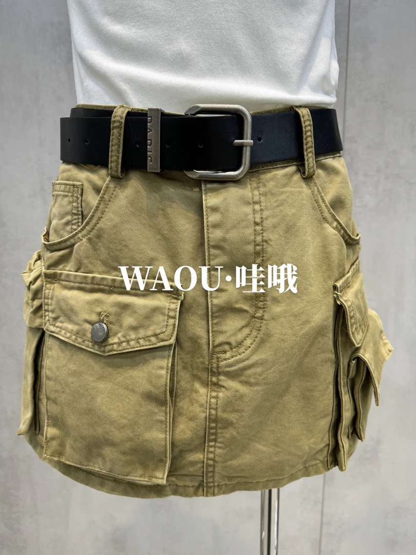 【WAOU】小众设计口袋工装短袖183