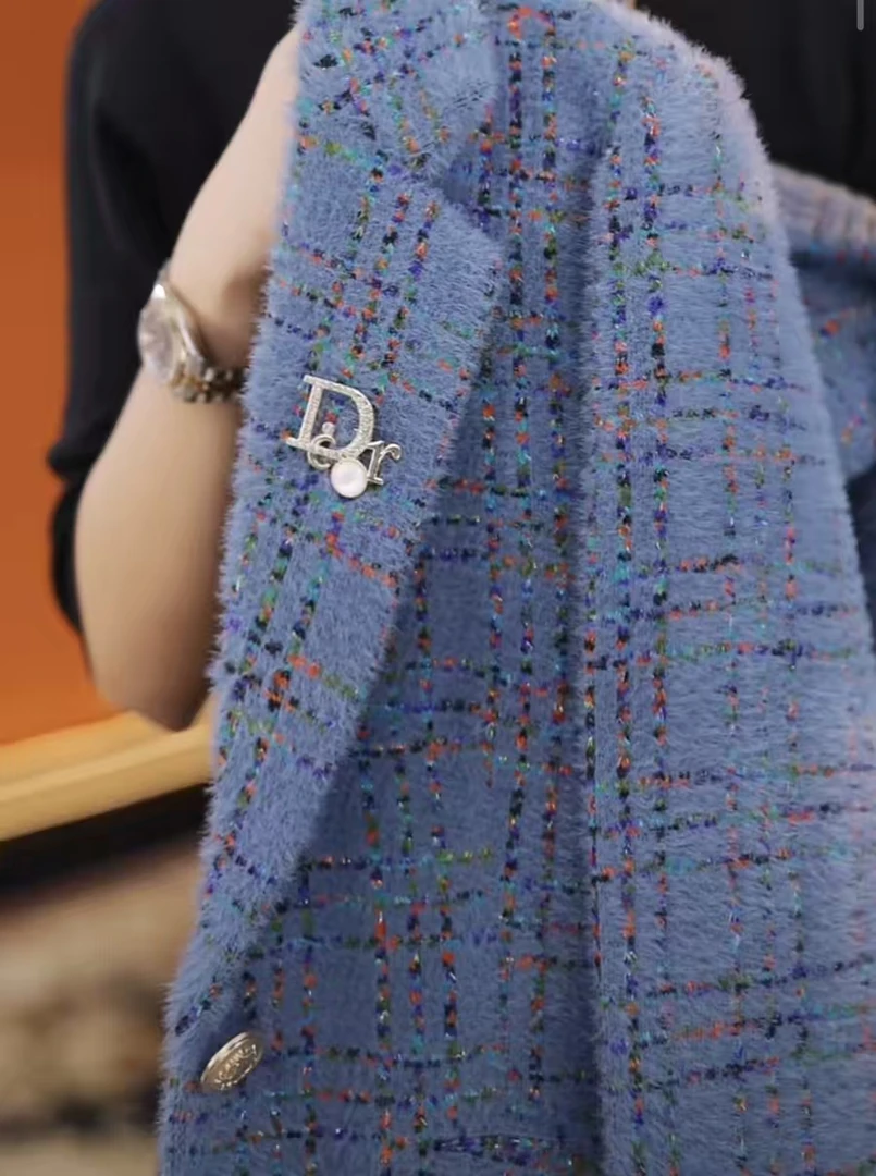 【送运费险】【送胸针】杭州原版正品2025秋冬季新款气质高级感外套女