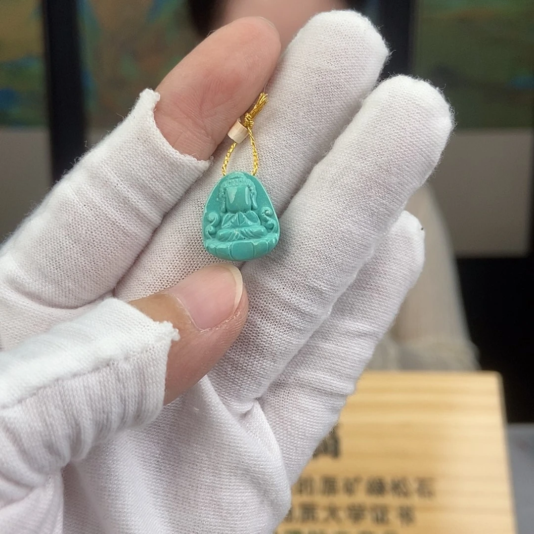 未镶嵌绿松石珠宝奇石