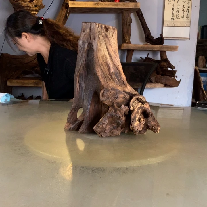宇***辰天然的云南紫柚木会黄水