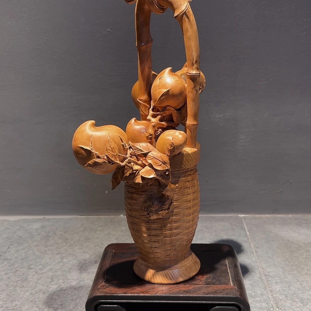 檀香木剪***布印度老山檀香果篮