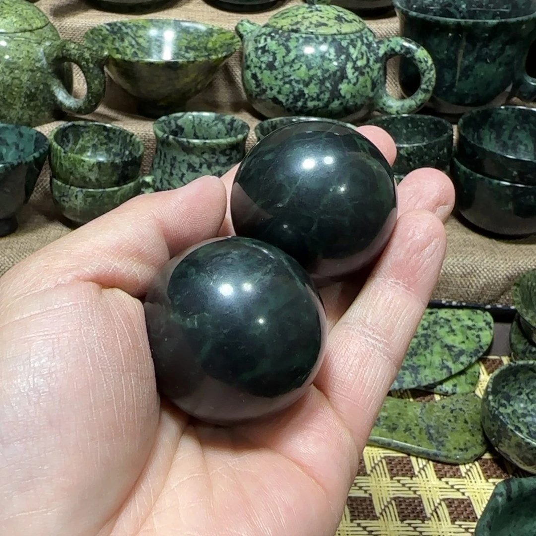 蛇纹石玉未镶嵌藏玉药王石产品