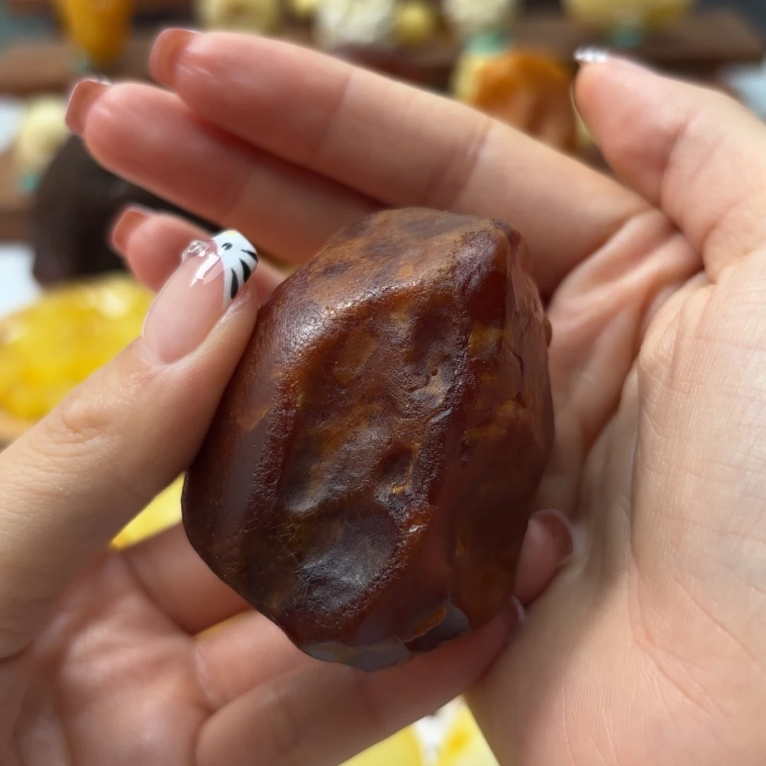子***鑫未镶嵌定制琥珀不退不换