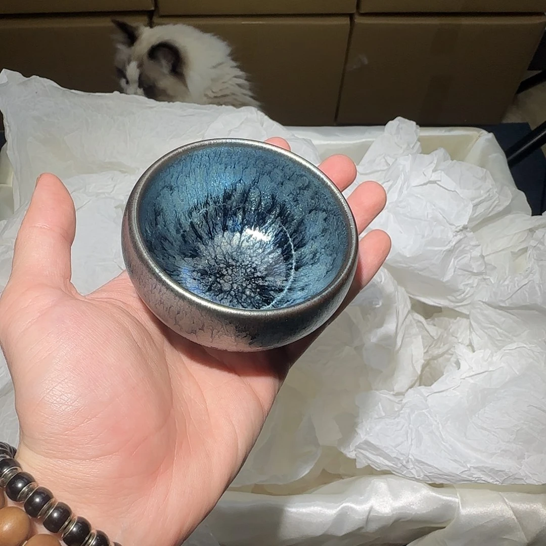 茶盏微瑕建盏，介意勿拍