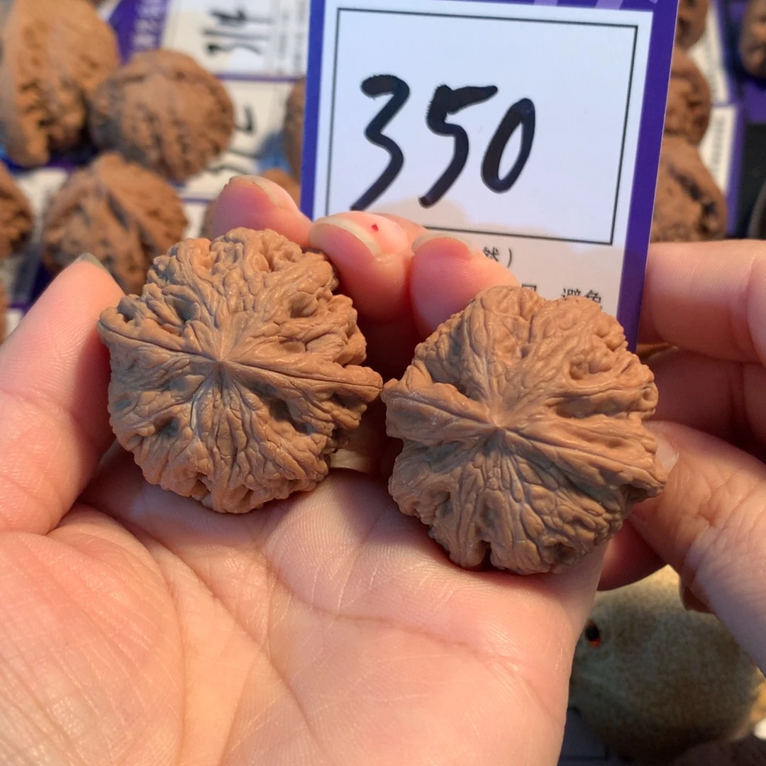 把件文玩核桃350粗筋3.7