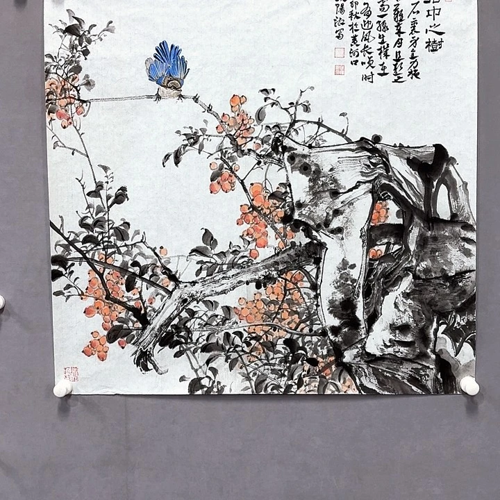 国画亲笔手绘放心去藏