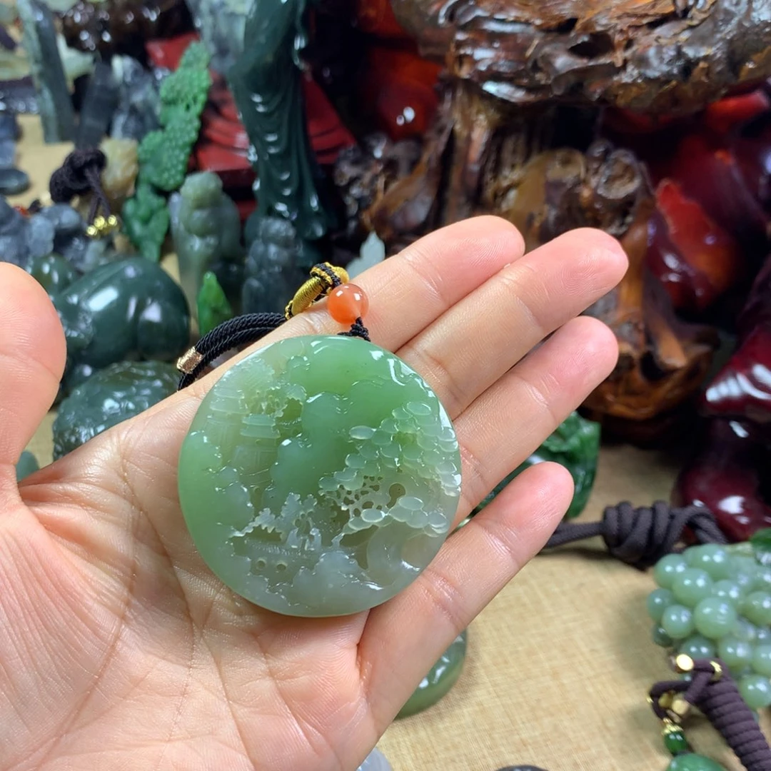 颈饰未镶嵌和田玉