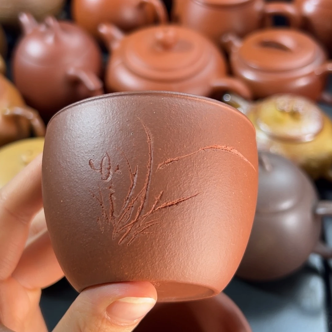 紫砂茶杯福利价主人杯