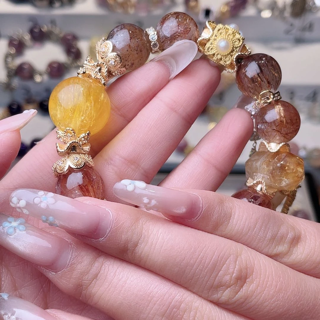 水晶手链合金用****3尺寸