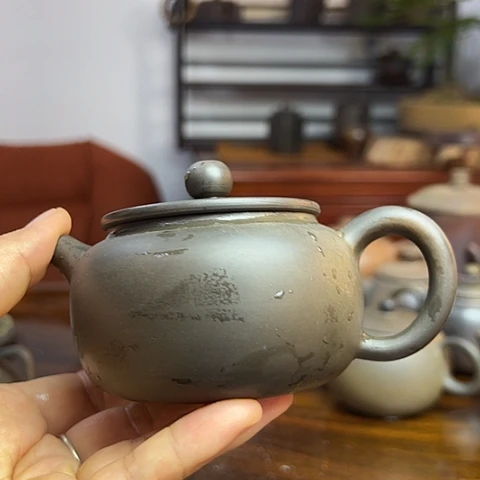 戬谷龙窑柴烧壶029