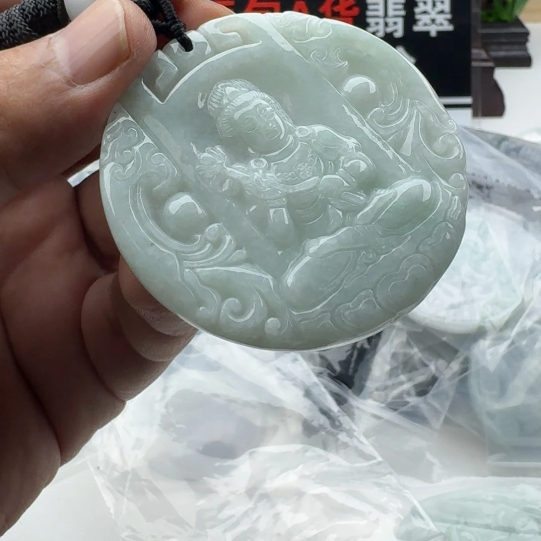 颈饰未镶嵌翡翠天然缅甸A货翡翠