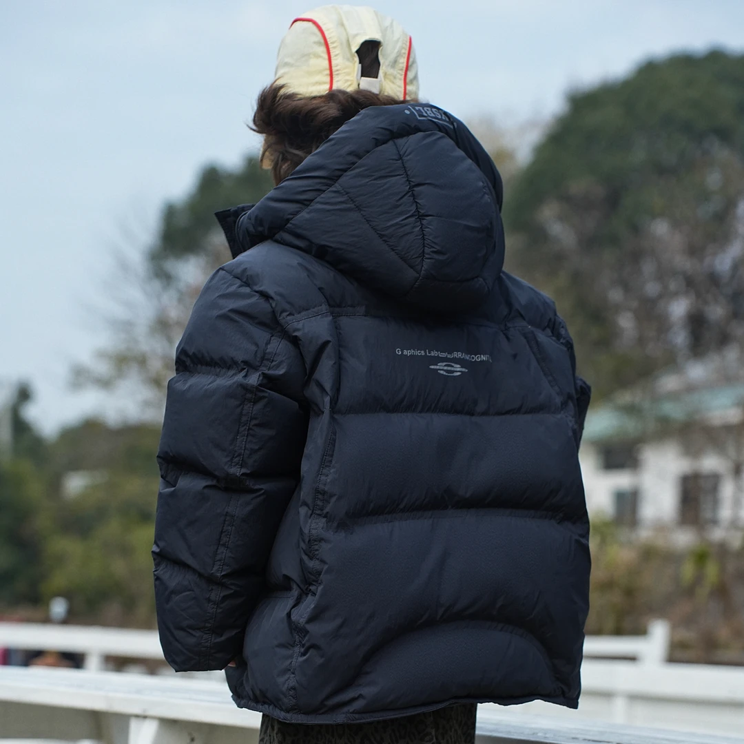 2025儿童冬季新款加厚男童时尚休闲连帽新国标广检90白鸭绒羽绒服