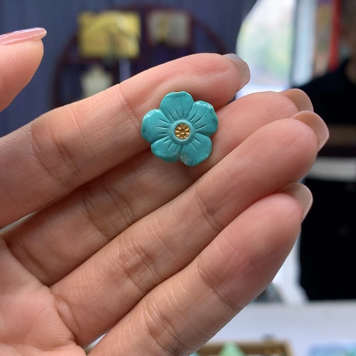 绿松石未镶嵌配饰