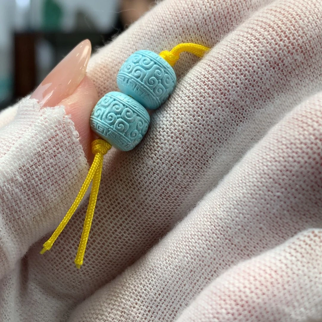 绿松石未镶嵌挂件