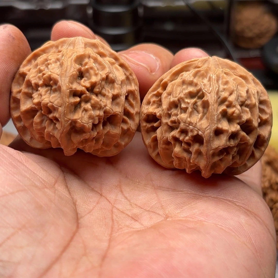 文玩核桃把件苹果圆