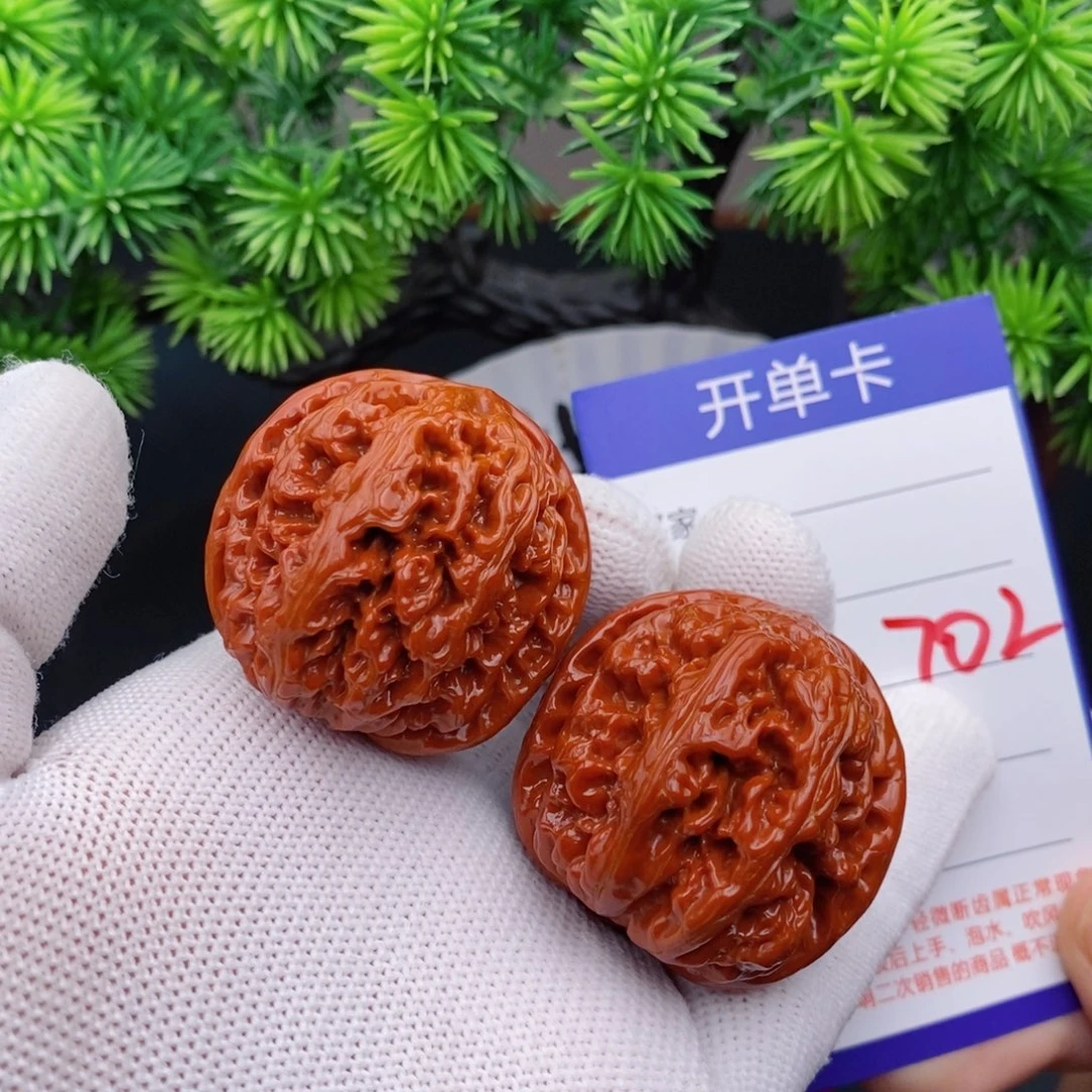 文玩核桃把件38粗筋702