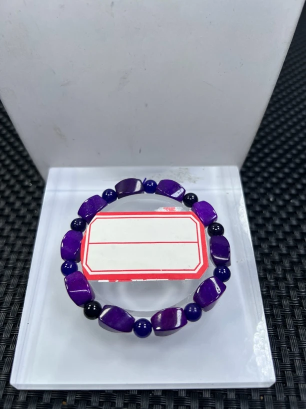 紫色随性8mm手串发一条I89