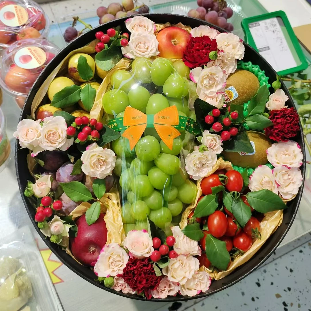 精美葡萄水果混搭礼盒（8斤）葡萄同城送云南省