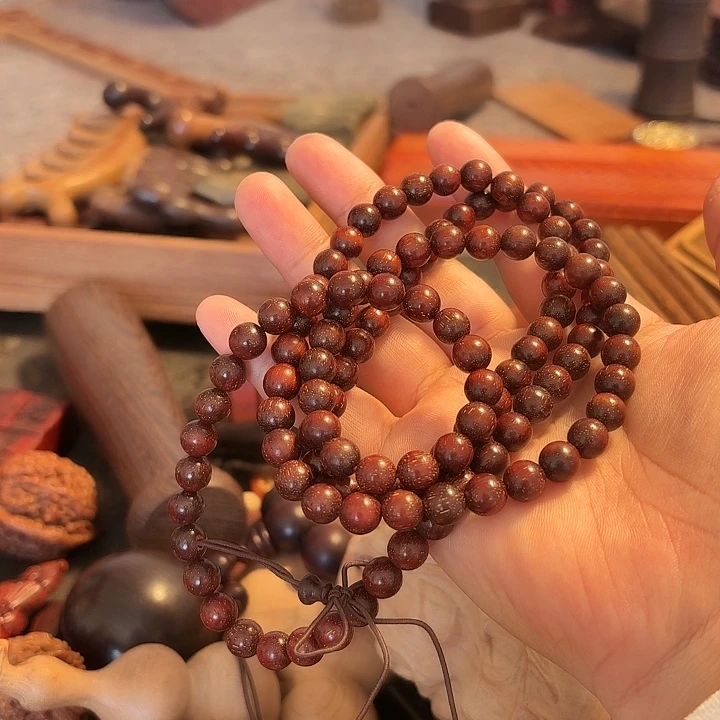 木直播间专拍项链 手三圈 108颗