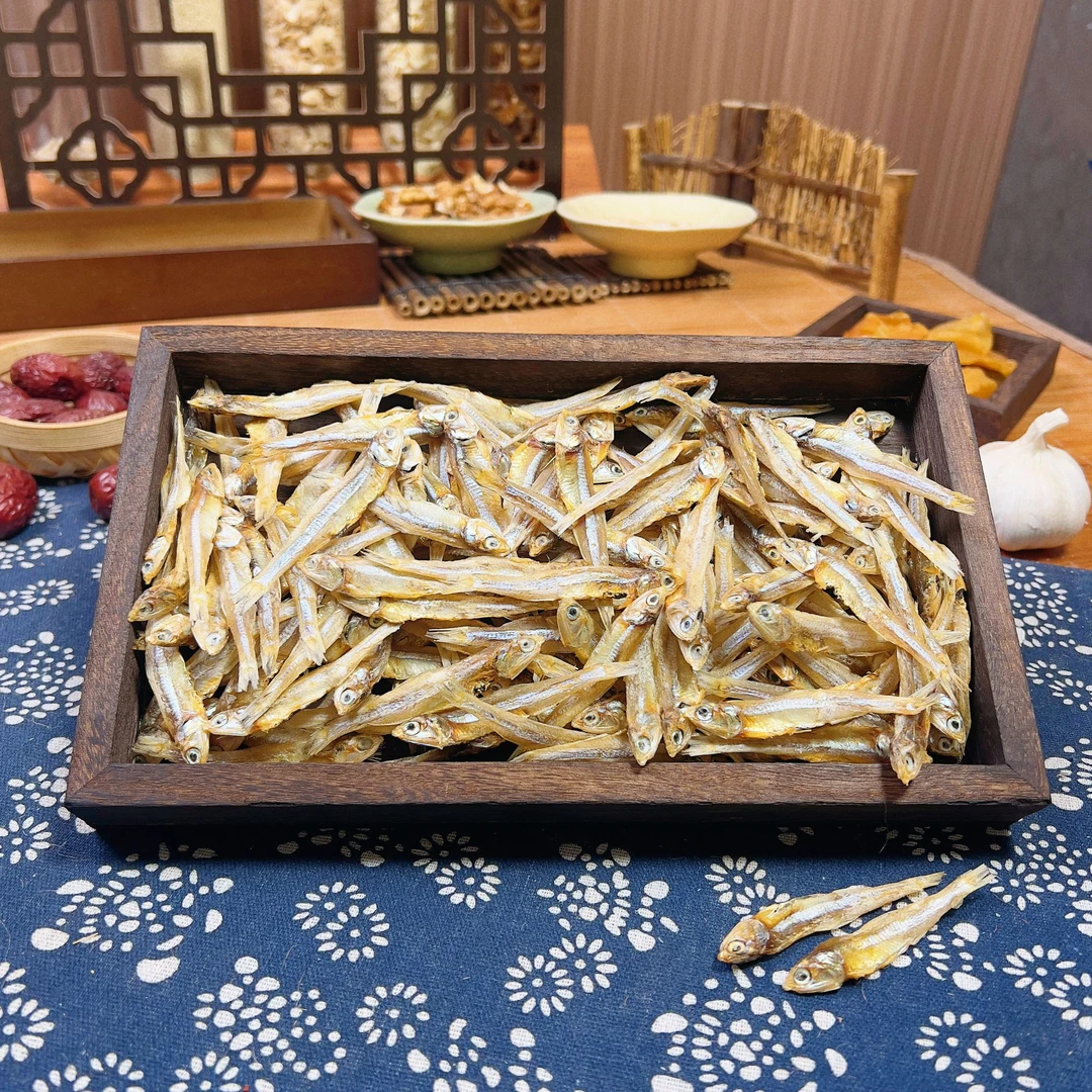 广东本港 海鱼白帆鱼干 公鱼仔渔民淡晒银鱼干 海鲜干货炒菜