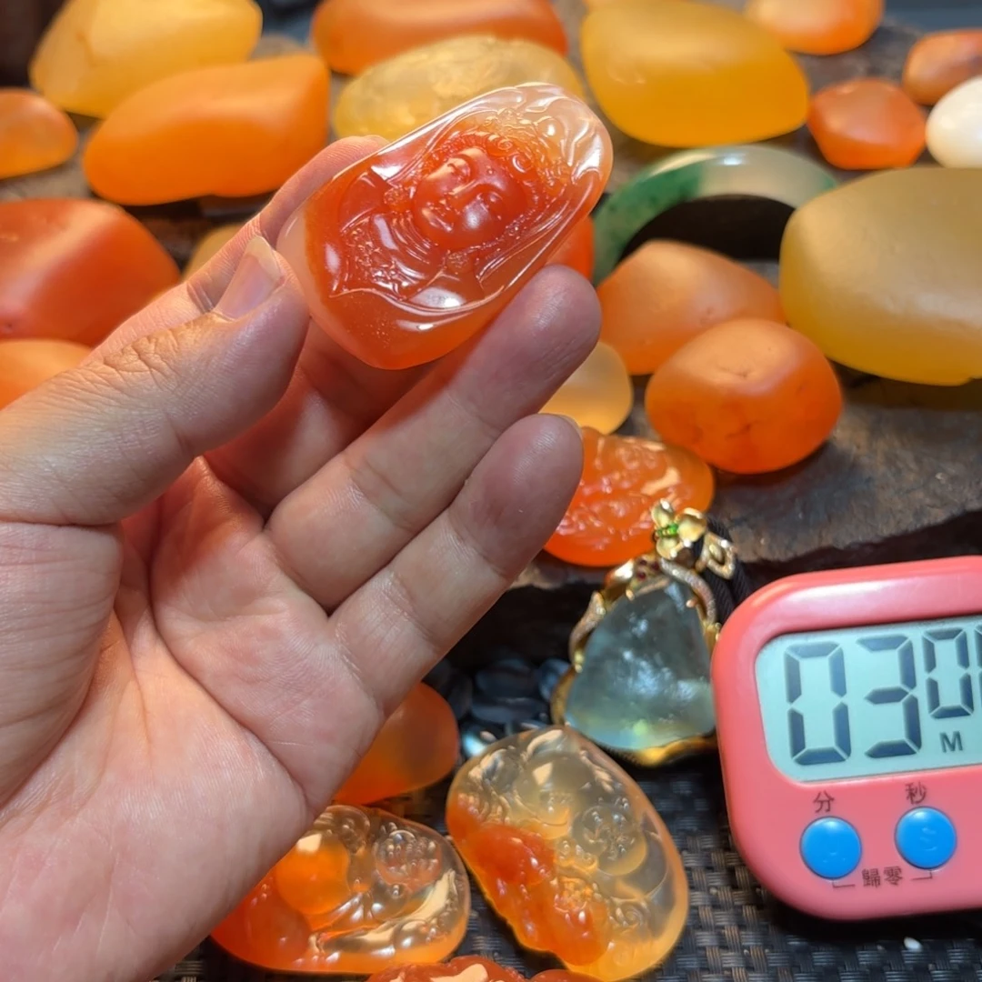 石***人石英岩玉挂件未镶嵌