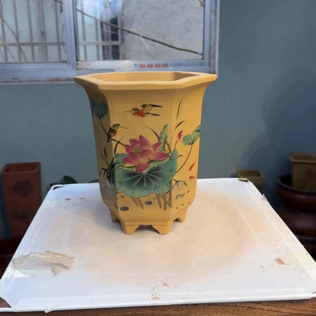 紫砂花盆紫砂口径16