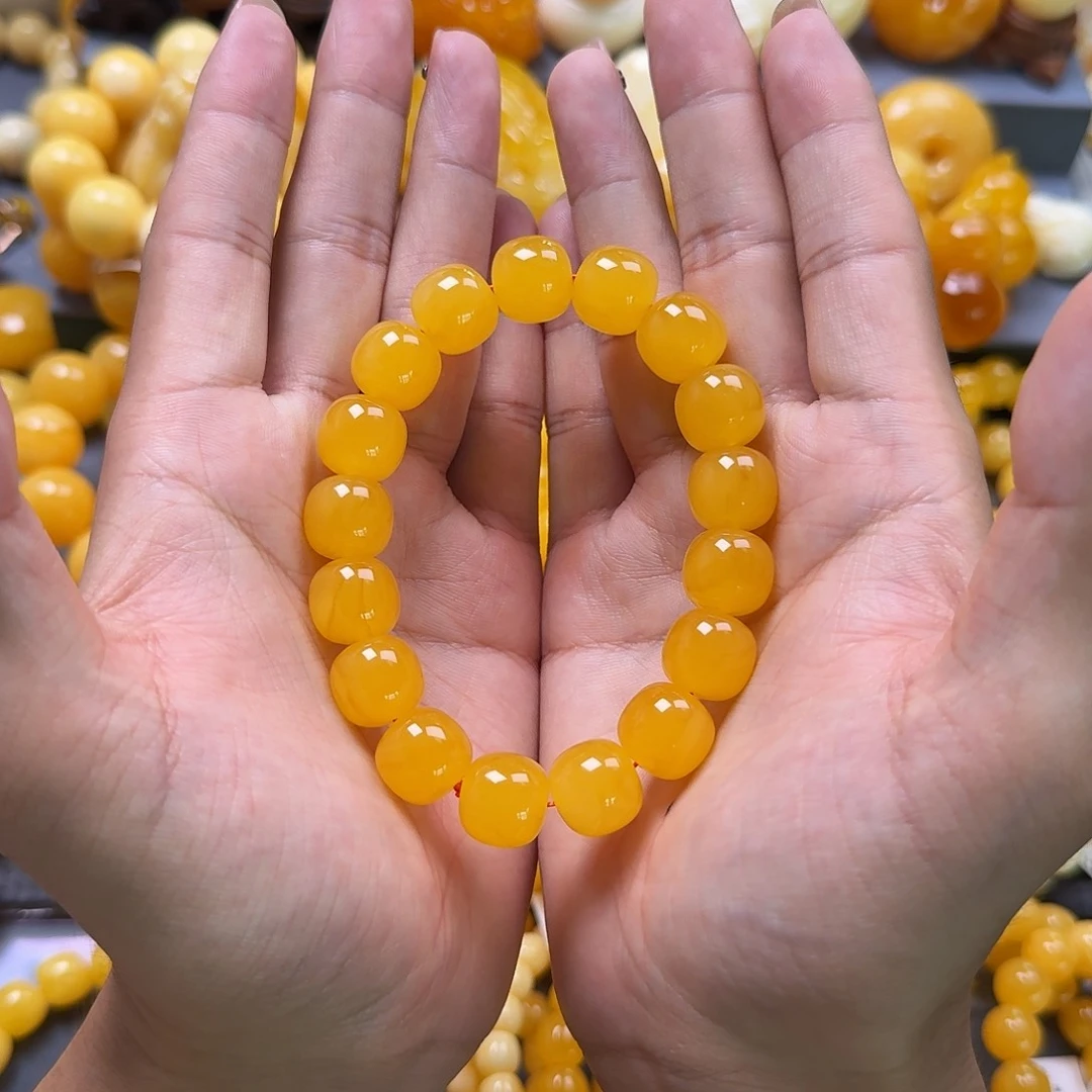 未镶嵌蜜蜡珠宝奇石同料14mm