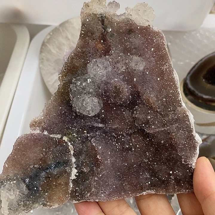 紫晶珠宝半成品未镶嵌