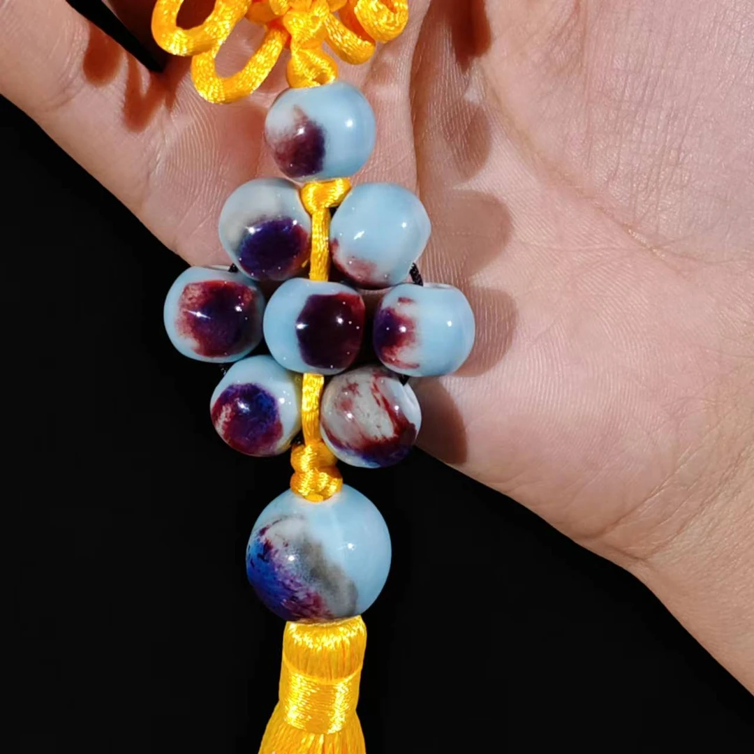 【孔家钧窑】-钧瓷手串（颜色款式随机）