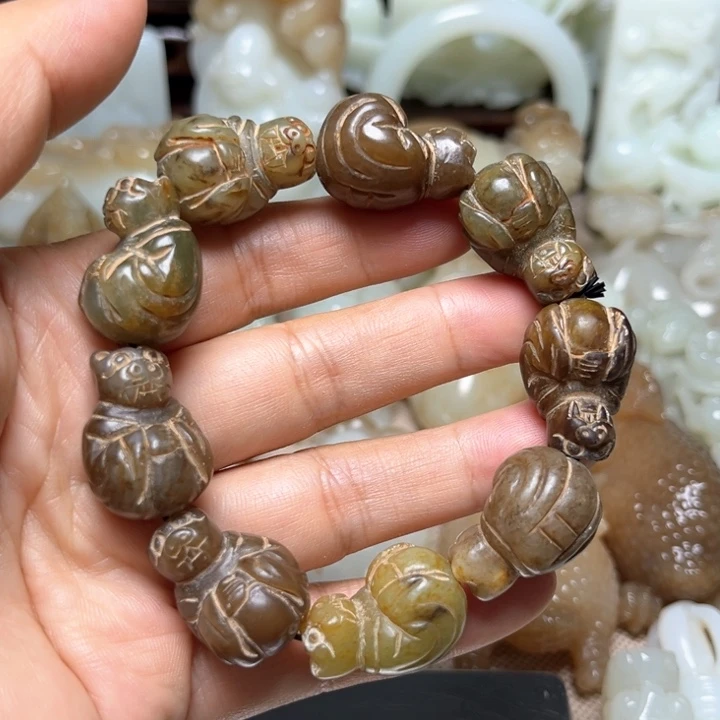 未镶嵌和田玉（糖玉）珠宝奇石