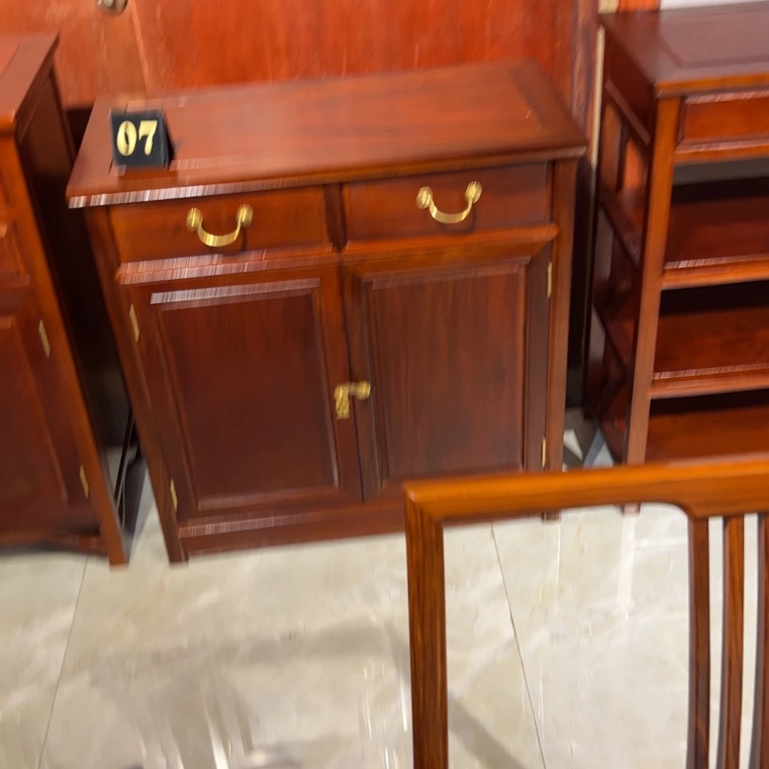 泷***情花梨木类成套家具80 40 80柜子