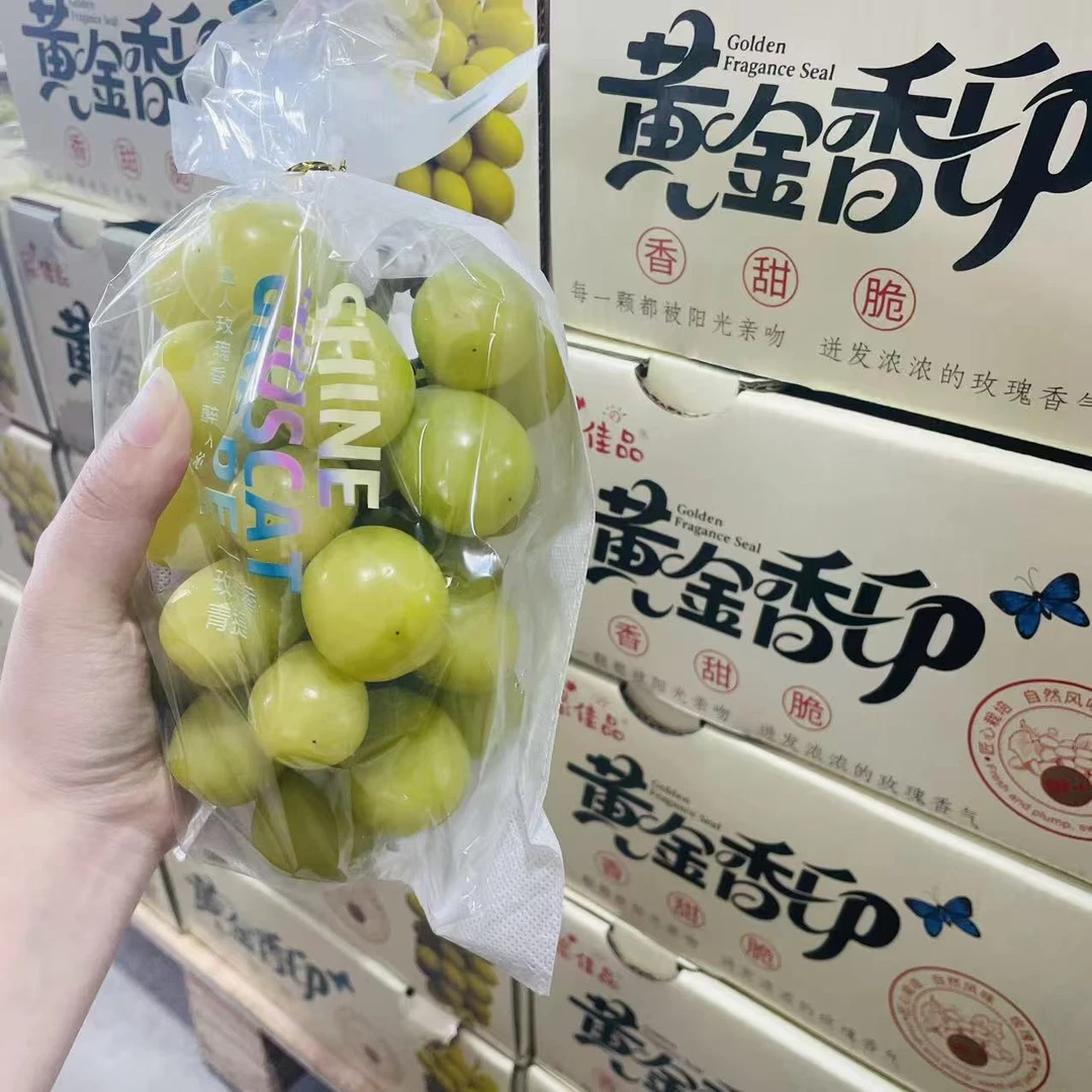 黄金香印   青提  香甜脆  净重3-3.3斤【只发河南省】