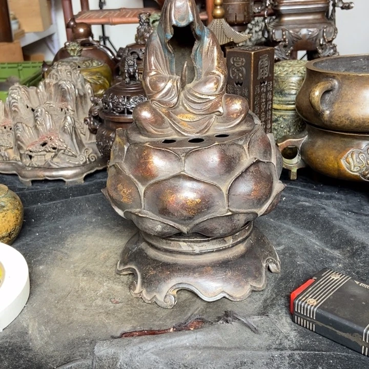 凨**夙铜器工艺品摆件香炉摆件