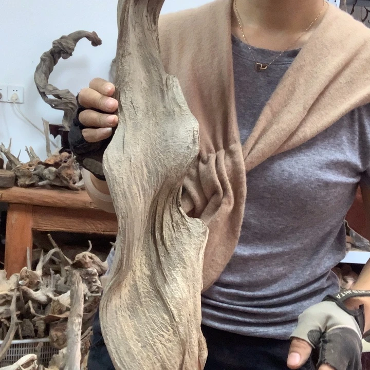 木太行崖柏毛料板根