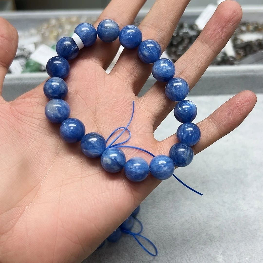 水晶未镶嵌手链哈尼蓝晶