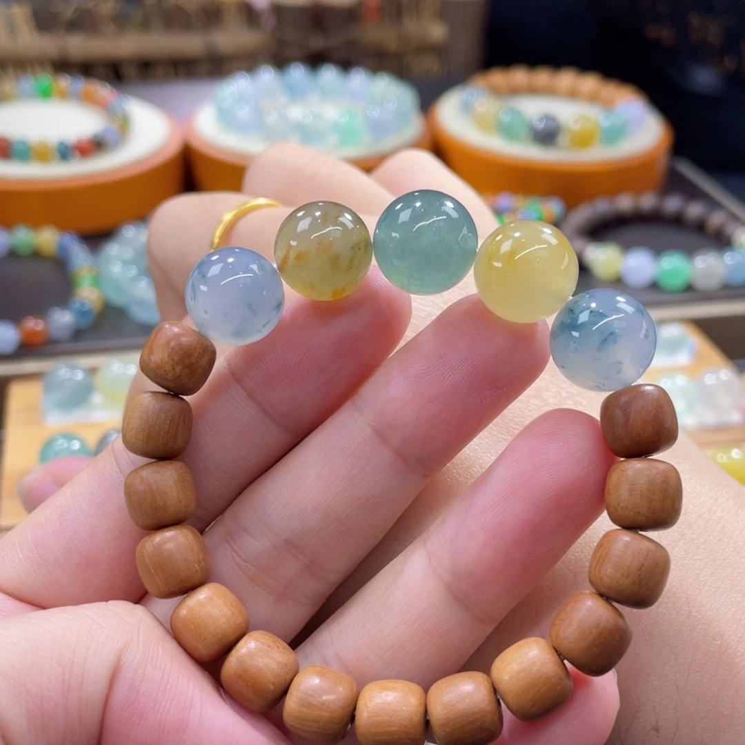 未镶嵌手链翡翠莫奈花园