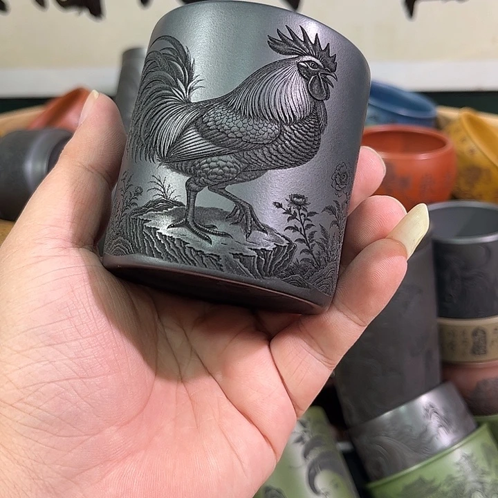 茶杯紫砂全手工紫砂主人杯