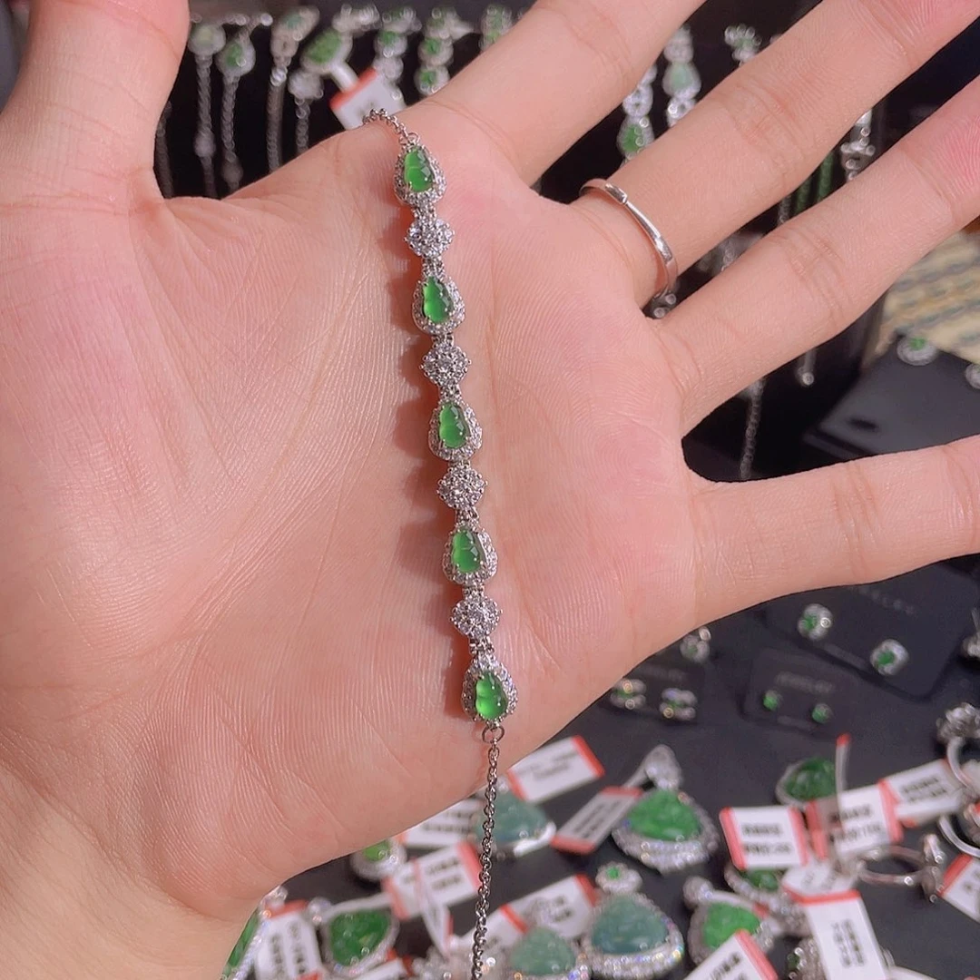 未镶嵌手链翡翠