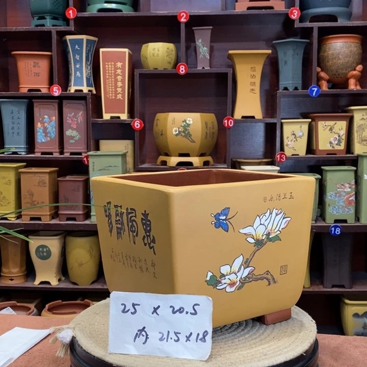 紫砂花盆紫砂艺术