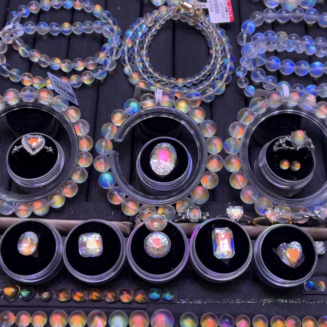 未镶嵌手串月光石多圈6.3mm