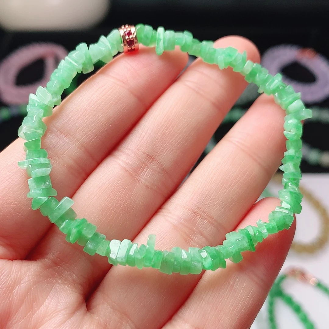 翡翠未镶嵌手链翡翠