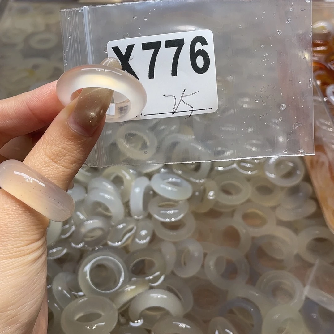 玛瑙/玉髓未镶嵌戒指776