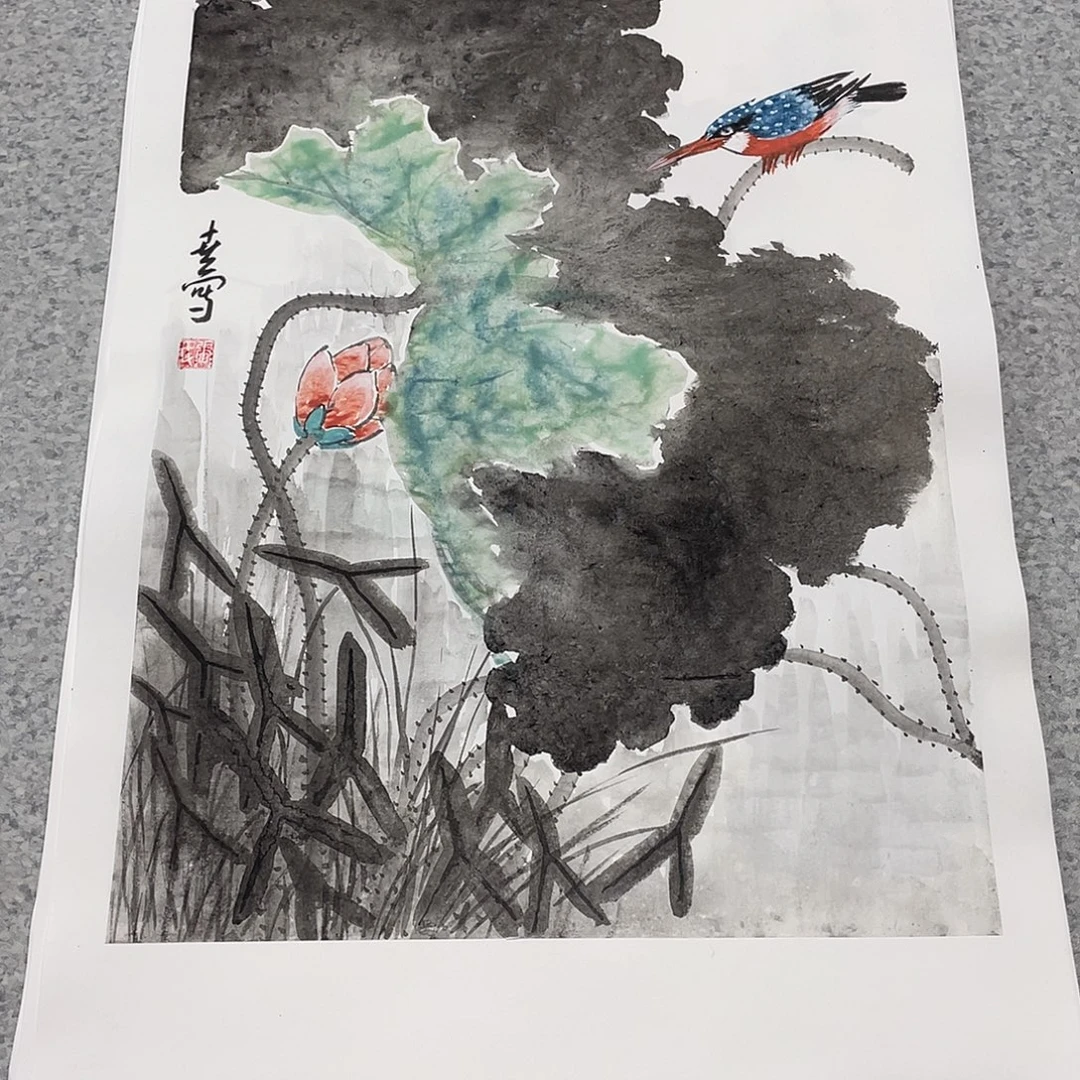 国画1.4平尺国画作品