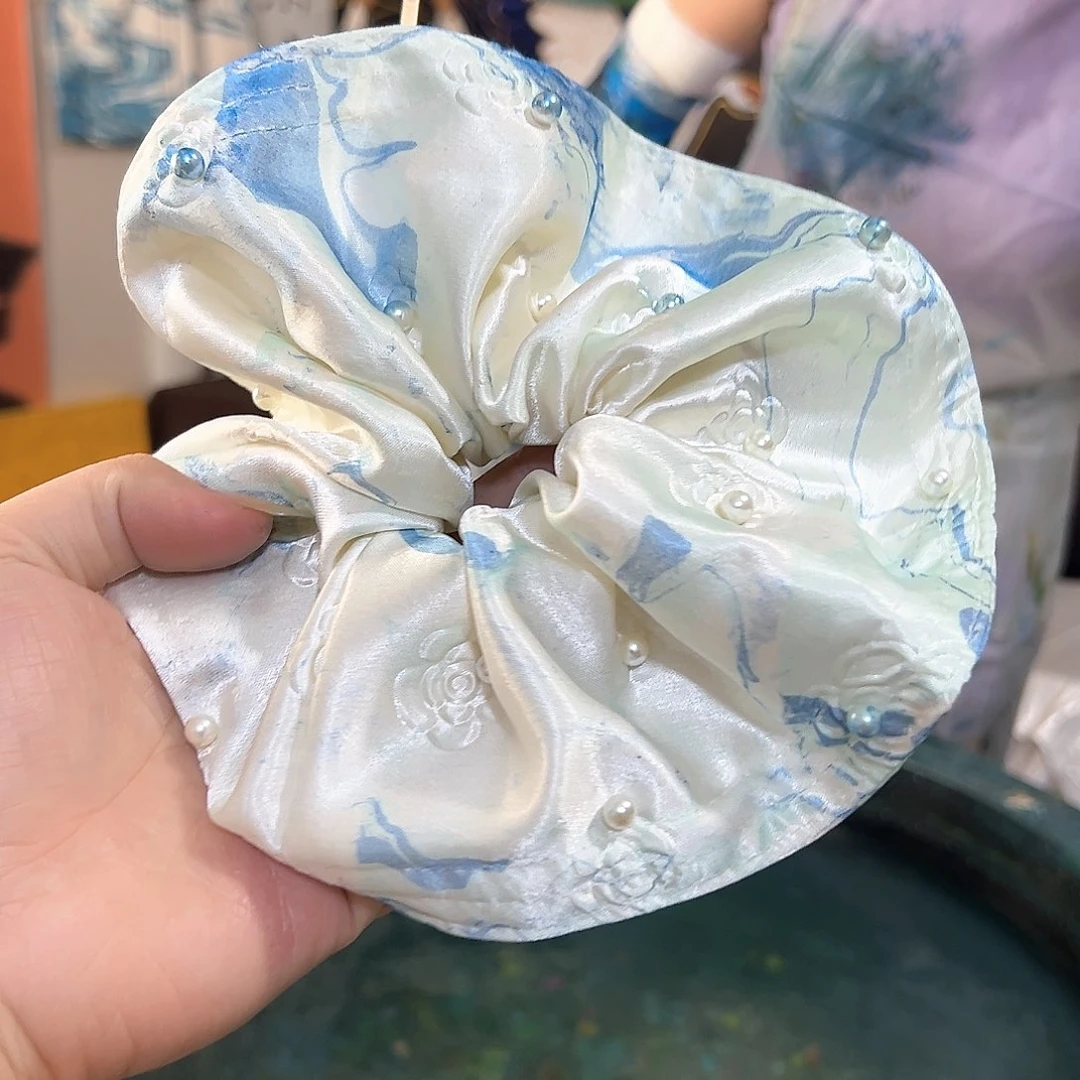 155精品圆饼发圈手作