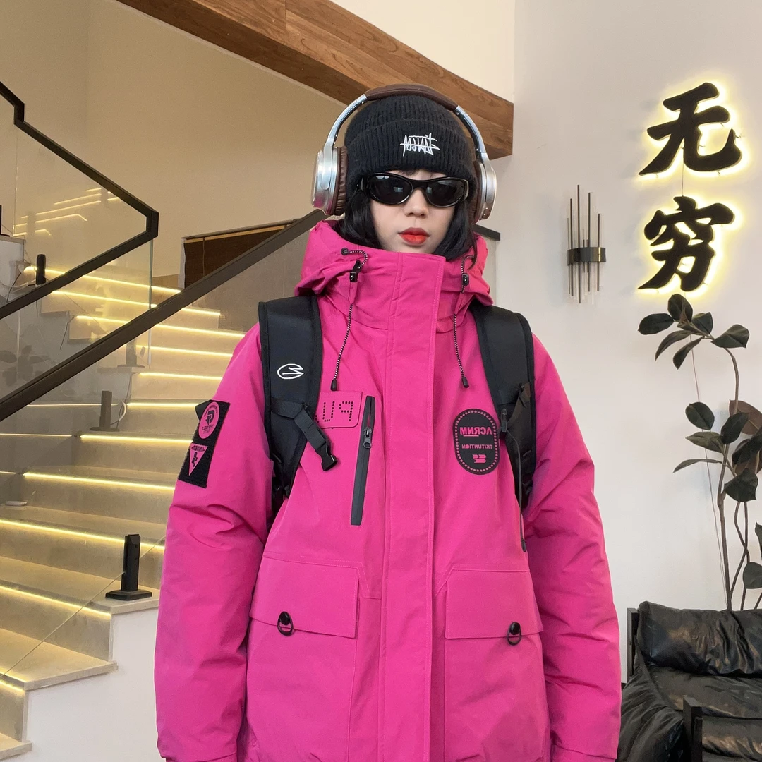 【无穷山系】冬季大爆款工装硬核男女同款连帽防寒服8052